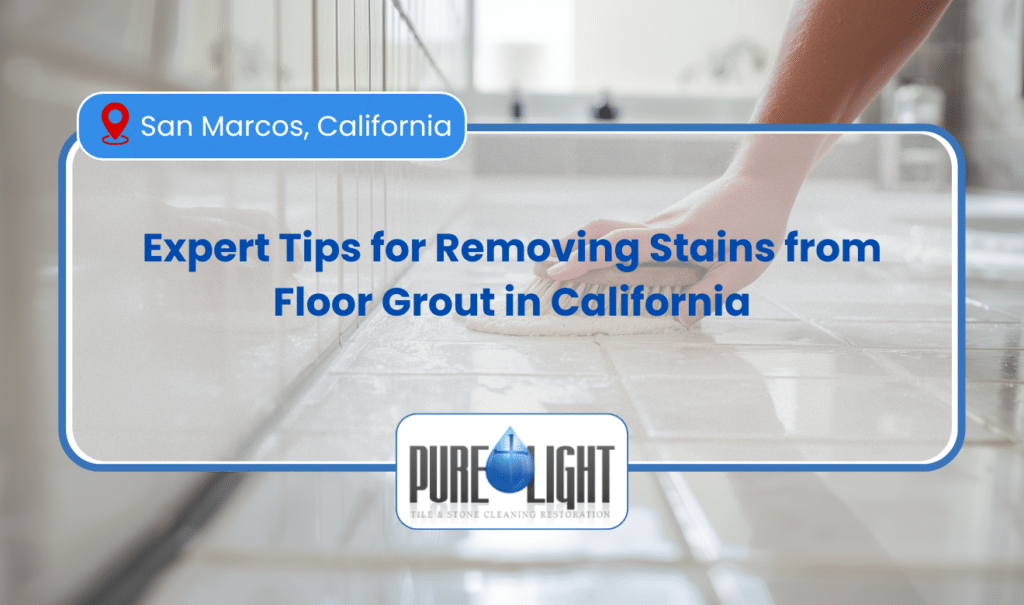 how to get stains out of floor grout