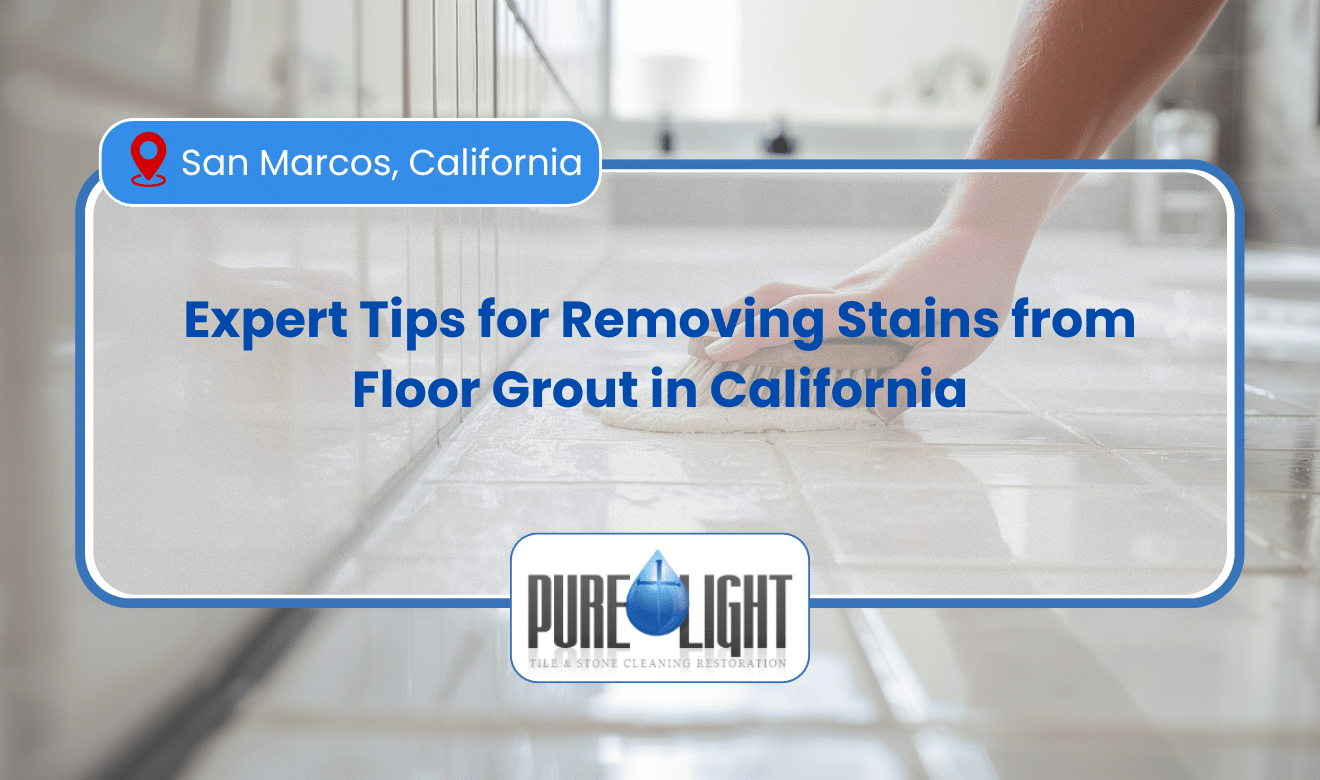 how to get stains out of floor grout
